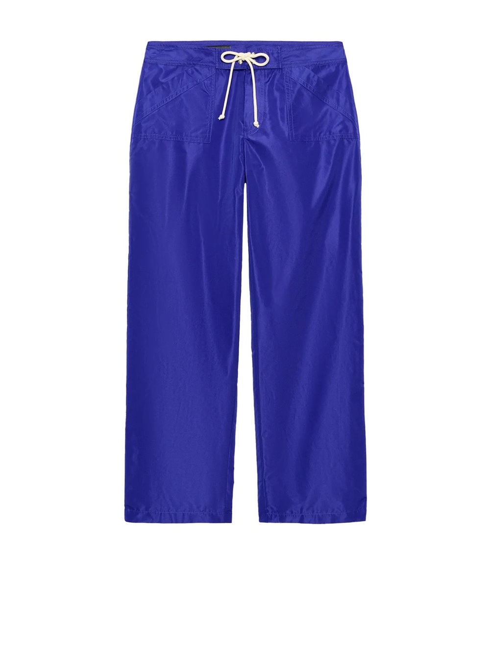 Zara Royal Blue Drawstring Capris